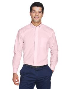 Devon & Jones D630 - Men's Crown Collection Solid Oxford Pink