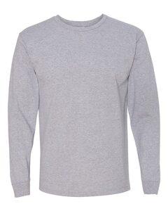 Bayside 5060 - USA-Made 100% Cotton Long Sleeve T-Shirt Dark Ash