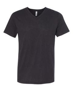 Bella+Canvas 3415 - Unisex Triblend V-Neck T-Shirt Solid Black Triblend