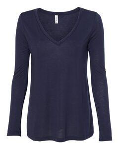 Bella + Canvas 8855 - Women's Flowy Long Sleeve Tee Midnight