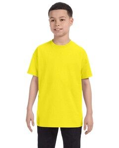 JERZEES 29BR - Heavyweight Blend™ 50/50 Youth T-Shirt Neon Yellow