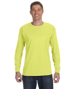 JERZEES 29LSR - Heavyweight Blend™ 50/50 Long Sleeve T-Shirt Safety Green