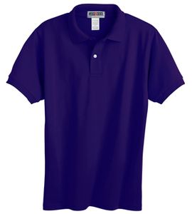 JERZEES 437YR - SpotShield™ 50/50 Youth Sport Shirt Deep Purple