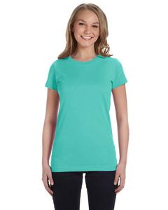 LAT 3616 - Junior Fit Fine Jersey Longer Length T-Shirt Caribbean