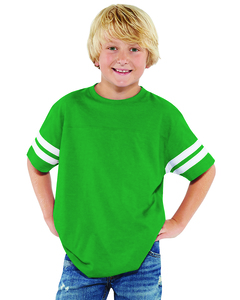 LAT 6137 - Youth Vintage Football T-Shirt Vintage Green