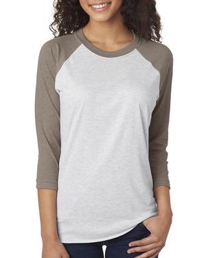 Next Level 6051 - Unisex Tri-Blend Three-Quarter Sleeve Raglan Tee