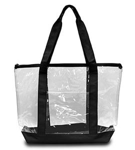 Liberty Bags 7009 - CLEAR TOTE BAG Black