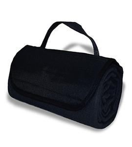 Alpine 8718 - Fleece Roll Up Blanket Black