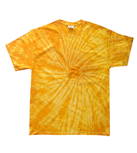 Colortone T1000 - Spider Tie Dye Adult Tee Gold