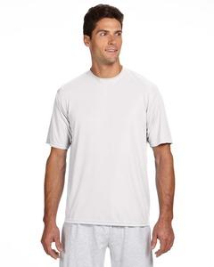 A4 N3142 - Men's Shorts Sleeve Cooling Performance Crew Shirt White