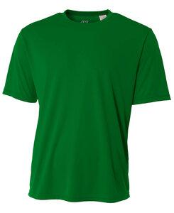 A4 N3142 - Men's Shorts Sleeve Cooling Performance Crew Shirt Kelly Green