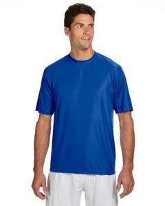 A4 N3142 - Men's Shorts Sleeve Cooling Performance Crew Shirt Royal