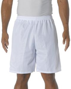 A4 N5296 - Lined 9" Inseam Tricot Mesh Shorts