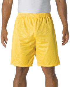 A4 N5296 - Lined 9" Inseam Tricot Mesh Shorts