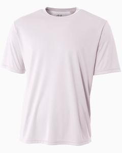 A4 NB3142 - Youth Shorts Sleeve Cooling Performance Crew Shirt White