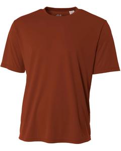 A4 NB3142 - Youth Shorts Sleeve Cooling Performance Crew Shirt Texas Orange