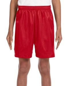 A4 NB5301 - Youth 6" Inseam Lined Tricot Mesh Shorts