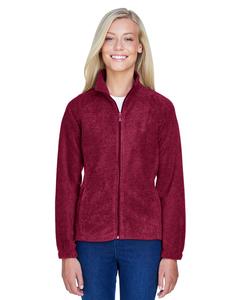 Harriton M990W - Ladies 8 oz. Full-Zip Fleece Wine