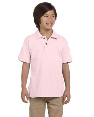 Harriton M200Y - Youth 6 oz. Ringspun Cotton Piqué Short-Sleeve Polo