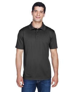 Harriton M315 - Men's 4 oz. Polytech Polo Black