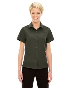 Ash City North End 78675 - Ladies Charge Recycled Polyester Performance Short-Sleeve Shirt