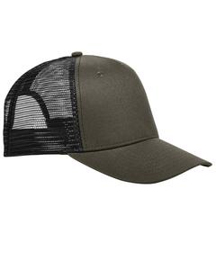 Big Accessories BX025 - Surfer Trucker Cap Olive/Black