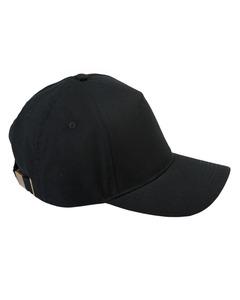 Big Accessories BX034 - 5-Panel Brushed Twill Cap Black