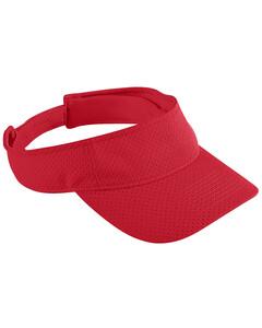 Augusta 6228 - Youth Athletic Mesh Visor Red