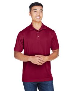 Harriton M353 - Men's Double Mesh Sport Shirt Maroon