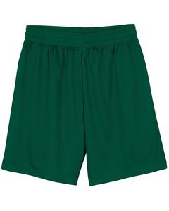 A4 N5184 - Men's 7" Inseam Lined Micro Mesh Shorts Forest Green
