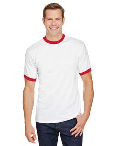 Augusta 710 - Ringer T-Shirt White/Red