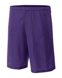 A4 NB5184 - Youth 6" Inseam Micro Mesh Shorts Purple