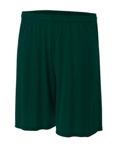 A4 NB5244 - Youth 6" Inseam Cooling Performance Shorts Forest Green