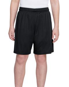 A4 NB5244 - Youth 6" Inseam Cooling Performance Shorts Black
