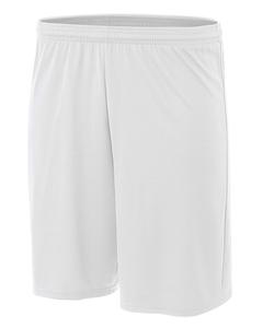 A4 NB5281 - Youth Cooling Performance Power Mesh Practice Shorts White