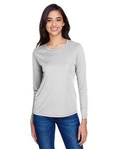 A4 NW3002 - Ladies Long Sleeve Cooling Performance Crew Shirt Silver