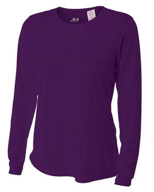 A4 NW3002 - Ladies Long Sleeve Cooling Performance Crew Shirt