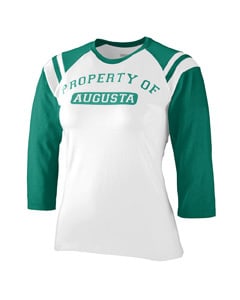 Augusta 1258 - Ladies Junior Fit Cotton/Spandex Legacy Tee