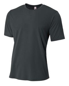 A4 N3264 - Mens Shorts Sleeve Spun Poly T-Shirt