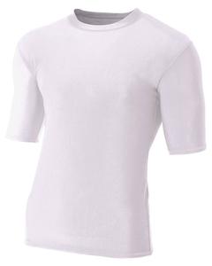 A4 N3283 - Men's 7 vs 7 Compression T-Shirt White