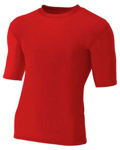 A4 N3283 - Men's 7 vs 7 Compression T-Shirt Scarlet
