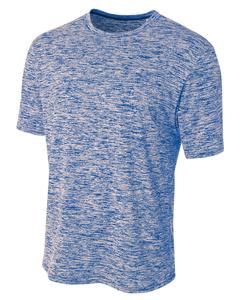 A4 N3296 - Men's Space Dye T-Shirt Royal