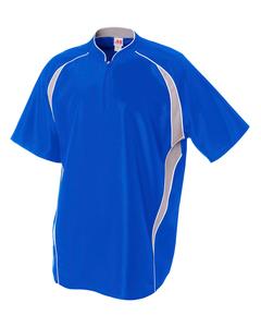 A4 N4241 - Men's 1/4 Zip Batting Jacket Royal