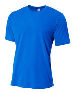 A4 NB3264 - Youth Shorts Sleeve Spun Poly T-Shirt Royal