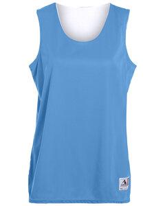 Augusta 147 - Ladies Wicking Polyester Reversible Sleeveless Jersey Col Blue/White