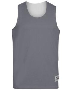 Augusta 149 - Youth Wicking Polyester Reversible Sleeveless Jersey Graphite/White