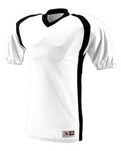 Augusta 9530 - Adult Polyester Diamond Mesh V-Neck Jersey with Contrast Side Inserts