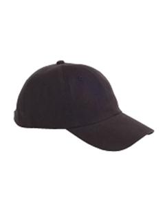 Big Accessories BX001Y - Youth 6-Panel Brushed Twill Unstructured Cap Black