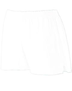 Augusta 988 - Girls' Trim Fit Jersey Short White