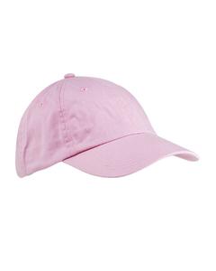Big Accessories BX005 - 6-Panel Washed Twill Low-Profile Cap Light Pink